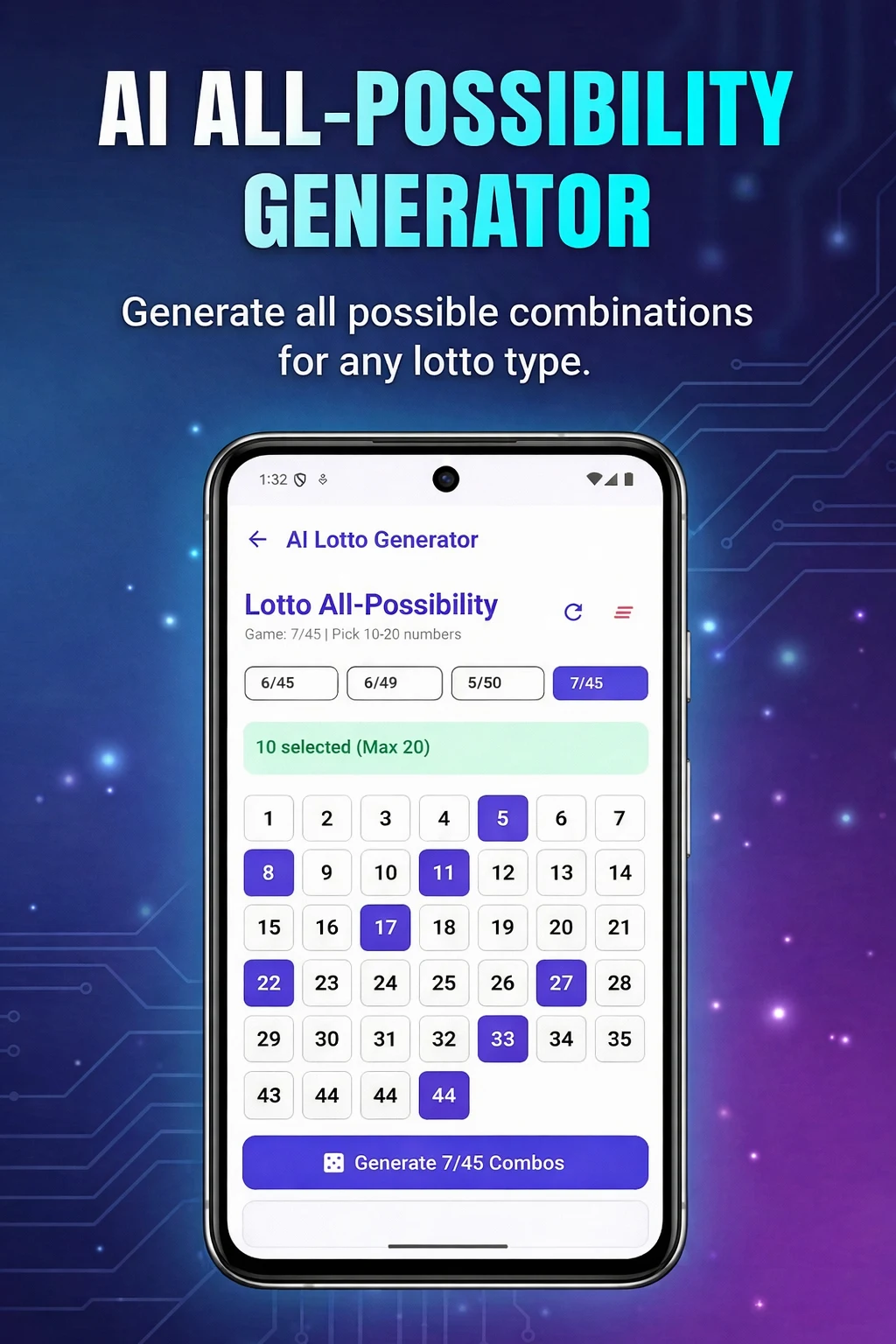 Lotto Logic AI screenshot